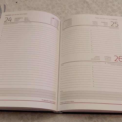 2015 hardcover diary like new