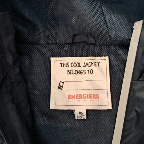 Energiers windbreaker jacket new for boy 9-10 years blue