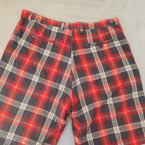 Men's plaid bermuda shorts Vista USA, 100% cotton, size M-L