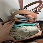 Axel limited edition crossbody handbag new, navy blue with nude details