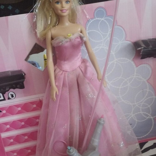 Barbie doll Starlight Adventure with space dog and pink dress