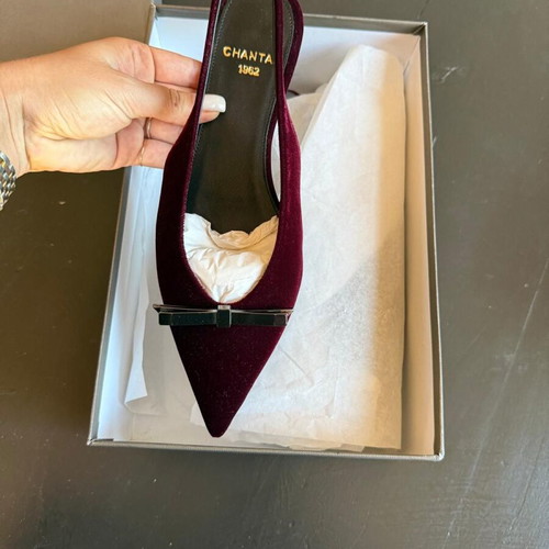 Chantal 1982 shoes size 36 burgundy new