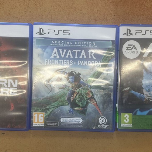 PlayStation 5 games like new, set of 3