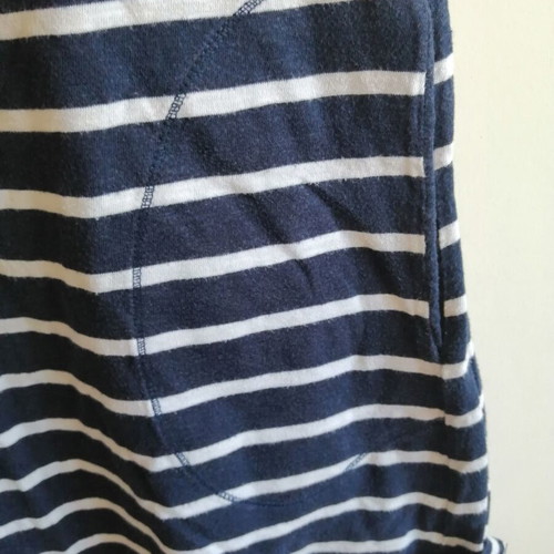 Zara long T-shirt used, blue, with pockets