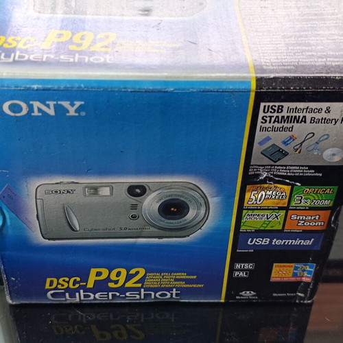 Sony Cyber-shot DSC-P92 digital camera used, 5.0 MP, 3x optical zoom