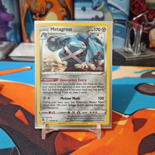 Metagross Holo Pokemon card