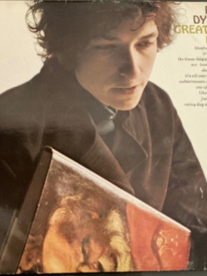 Bob Dylan Greatest Hits vinyl used with outer plastic sleeve