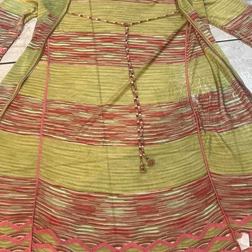 Missoni long knit dress cardigan, multicolor
