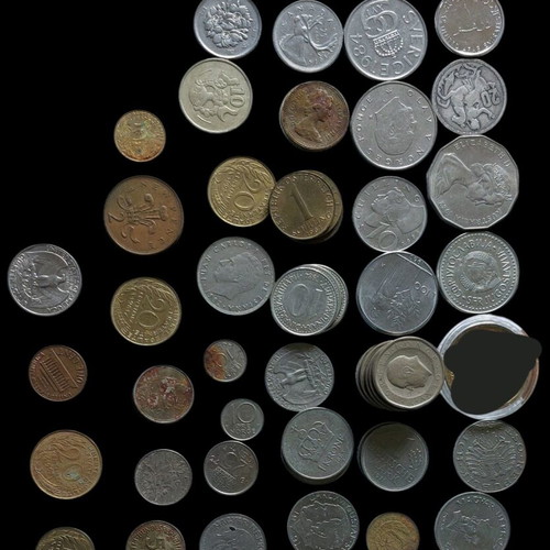 Coins used, pack all together