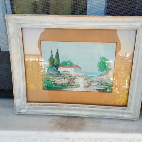 Painting authentic Apostolos Lefkadios used