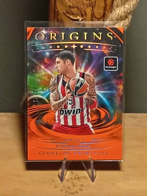 2025/26 Panini Origins Euroleague Georgios Printezis Orange Parallel card new