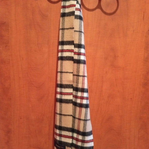 Burberry folding umbrella and Johnstones of Elgin cashmere scarf used