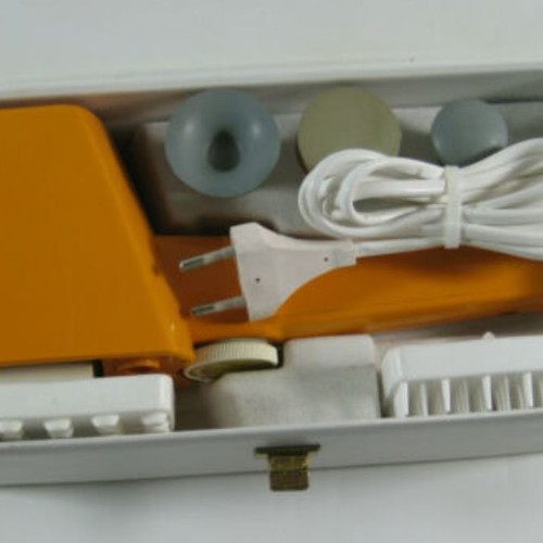 Vintage massage device used model 410 ABC with 5 attachments