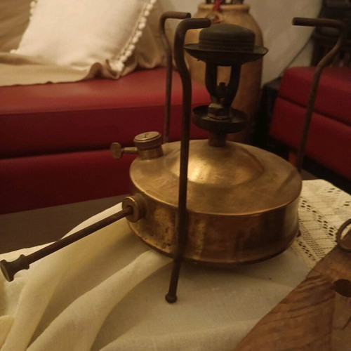 Oil lamp old refurbished