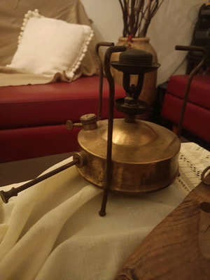 Oil lamp old refurbished