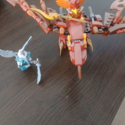 Lego Legends of Chima Flinx's Ultimate Phoenix set used with box