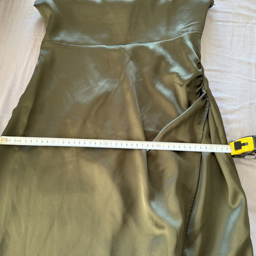 Zara khaki dress medium size like new