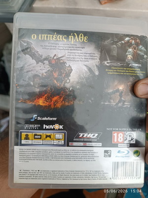 Darksiders PS3 case only used, without game