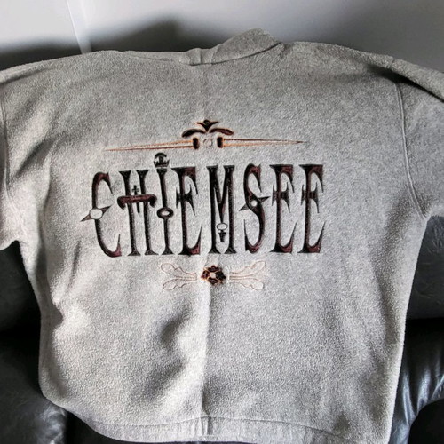 Chiemsee jacket used gray thick ski sweater