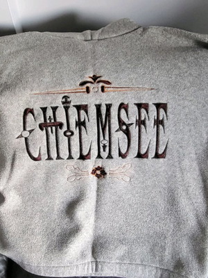 Chiemsee jacket used gray thick ski sweater