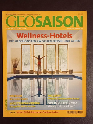 Geo Saison magazine February 2006 like new, in German