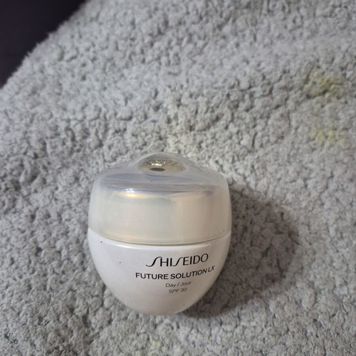Shiseido Future Solution LX empty bottle used