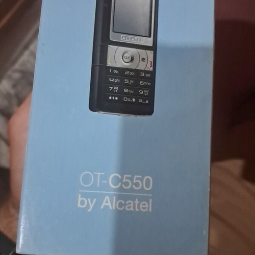 Alcatel OT-C550 mobile phone, new in box, black, pack of 2