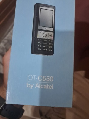 Alcatel OT-C550 mobile phone, new in box, black, pack of 2