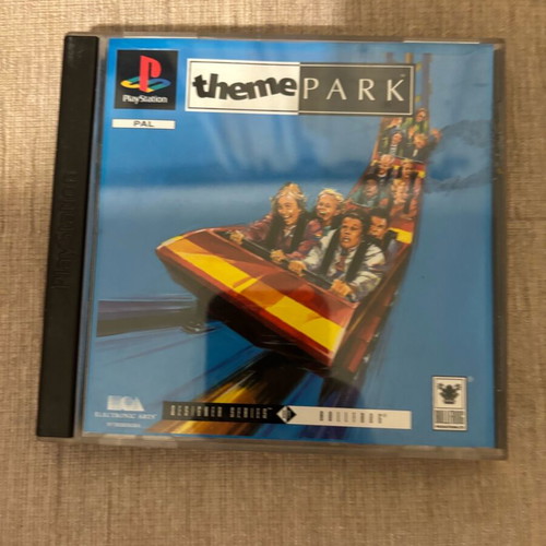 Theme Park PlayStation 1 PS1 game used, English full version