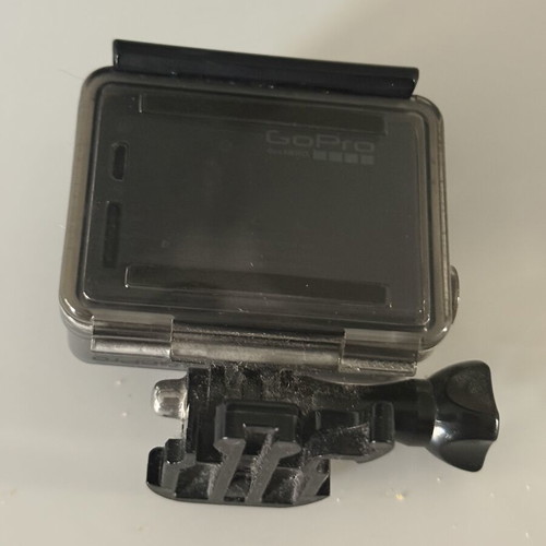 GoPro HERO action camera used with waterproof case and mount