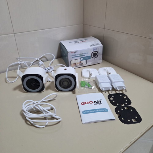 Guoanvision S600 security camera set with accessories