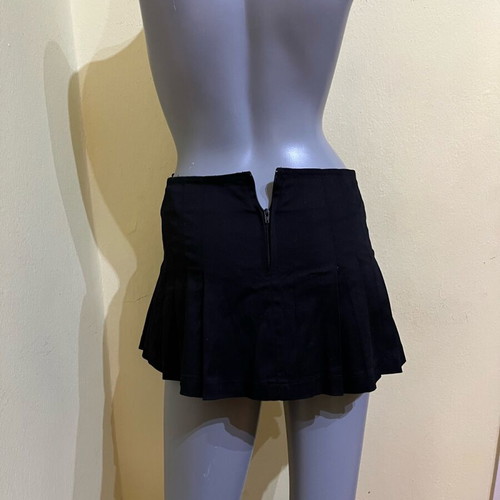 Saxo mini pleated skirt black XS like new