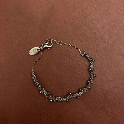 Zara bracelet like new, silver and grey crystals