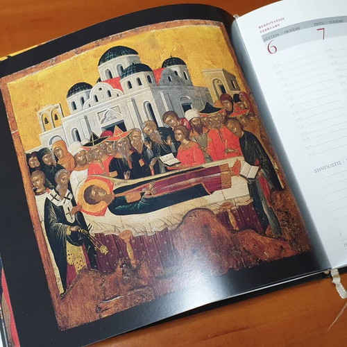 2006 calendar with icons of Greeks of Venice 14th-18th century in excellent condition