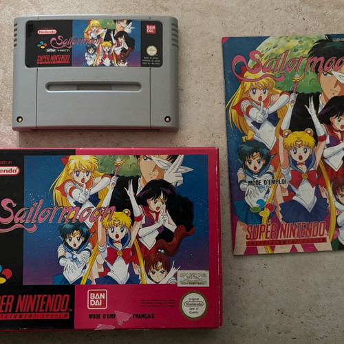Sailormoon Nintendo SNES FR PAL Exclusive used, complete