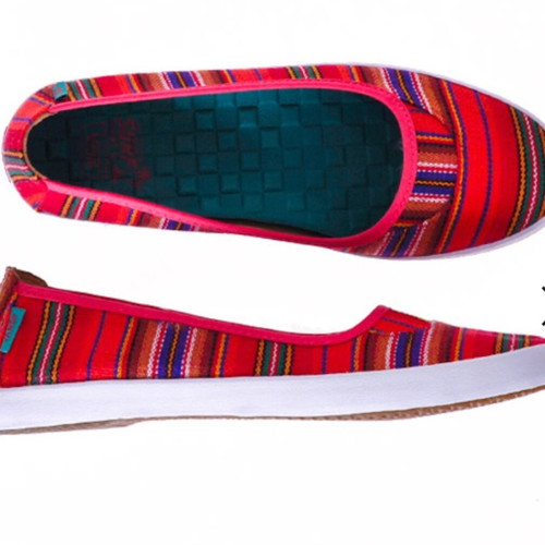 Vans espadrilles size 38 with ethnic motifs like new