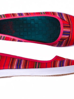 Vans espadrilles size 38 with ethnic motifs like new