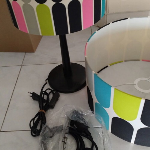Ceiling lamp and table lamp set