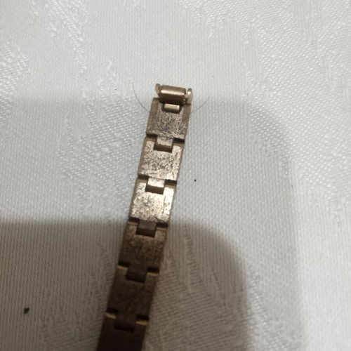 Fludo wristwatch used, women's, wind-up, gold color, steel 1000