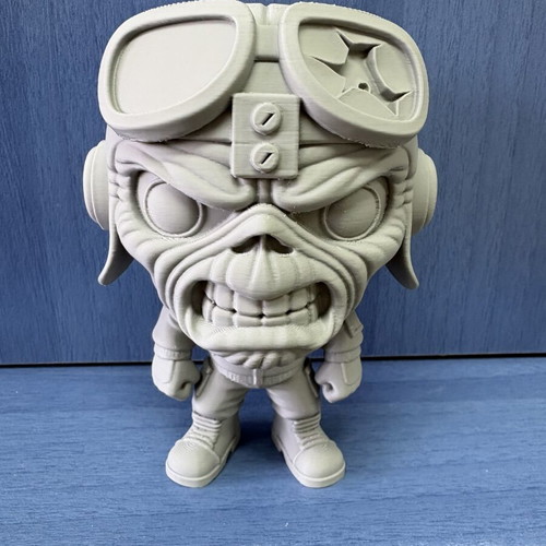 Eddie Pilot Iron Maiden fan art figure 15 cm new, 3D printed
