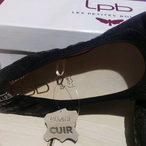 Les petites bombes ballet flats black new, size EU37
