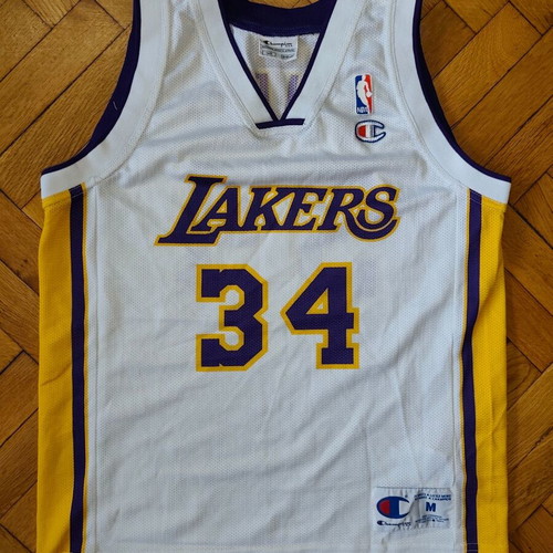 Los Angeles Lakers Jersey Champion Kids vest used with O'Neal 34