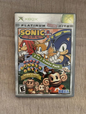 Sonic Mega Collection Plus & Super Monkey Ball Deluxe Xbox Original game