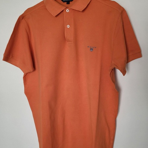 Gant polo used, burnt orange, size M