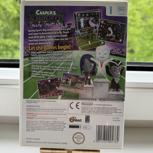 Casper's Scare School Spooky Sports Day Nintendo Wii game used