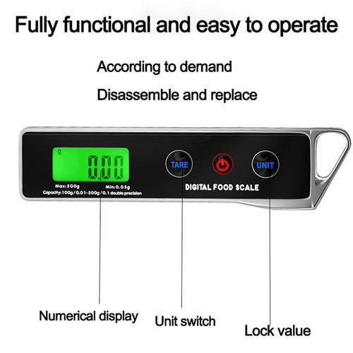 Digital kitchen scale new with measuring spoon
