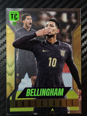 Panini Top Class 2024/25 Jude Bellingham Unbeatable Gold Foil Insert #268