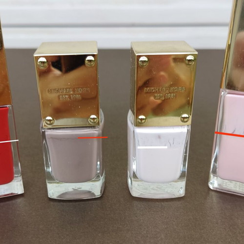 Nail polish used, set of 4, YSL, D&G, Michael Kors