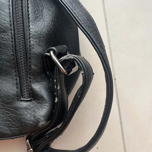 Leather Boho Bag with Fringes used