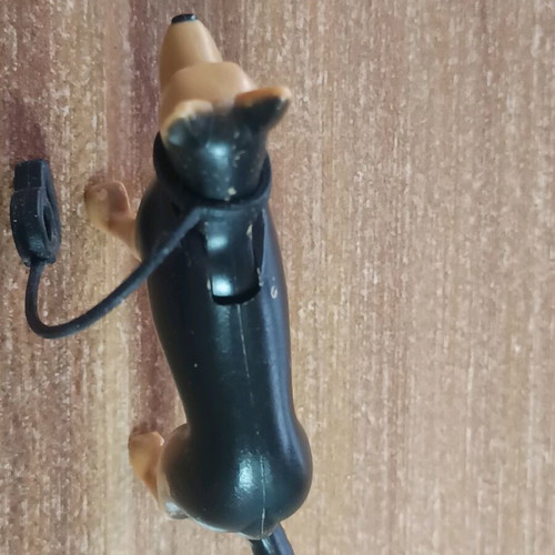 Playmobil dog with leash used